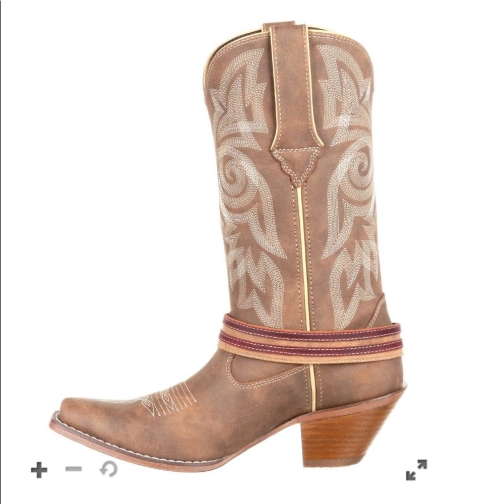 Durango Women’s Crush Flag Accessory Western Boot - Picture 2 of 8